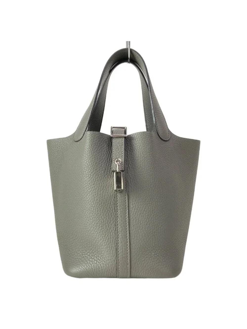 Hermes Handbag Picotin Lock PM Grimeia Silver